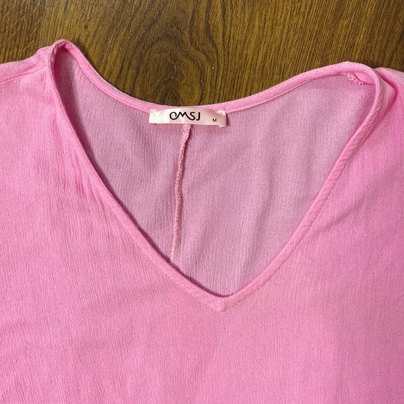 🌹 Pink Ruffle Tunic Top 🌹 - Picture 7 of 9